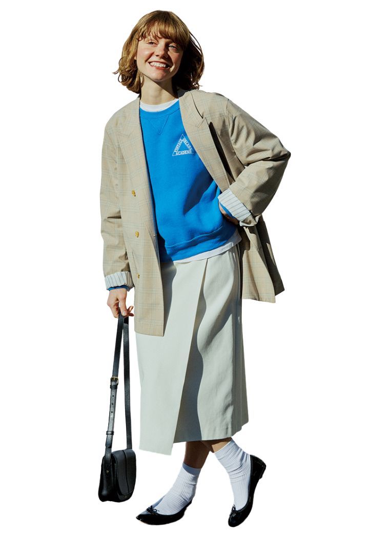 カジュアルなスウェットを、きちんとレディに着こなす！オススメスタイル5選