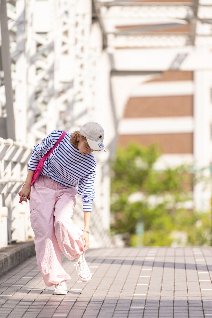 今年はカラーボーダーに注目！初夏におすすめの“ボーダートップス”コーデ5選。【FUDGE FRIEND おしゃれさんの毎日コーディネート】