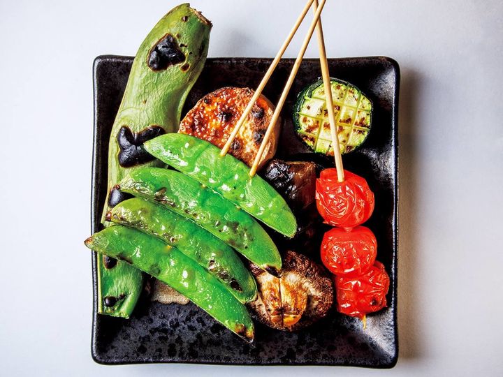 大井町『中村屋』の「野菜串盛」