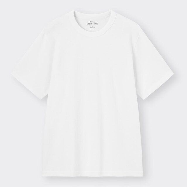 GU コットンクルーネックT