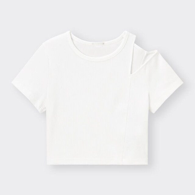 GU ショルダーカットアウトT