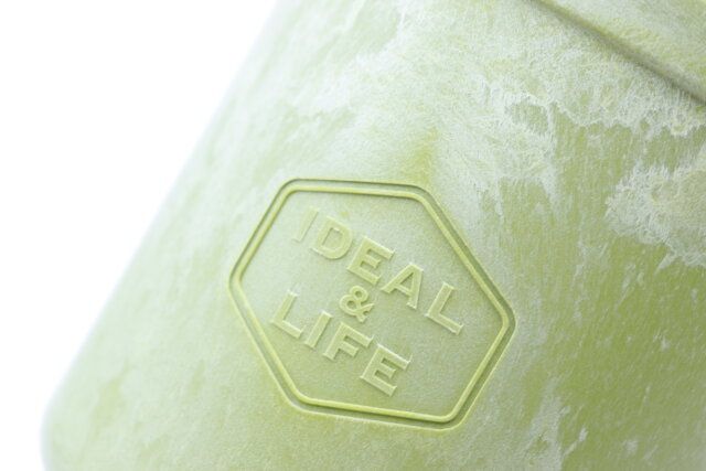 セリアのストーン風プランター 丸型