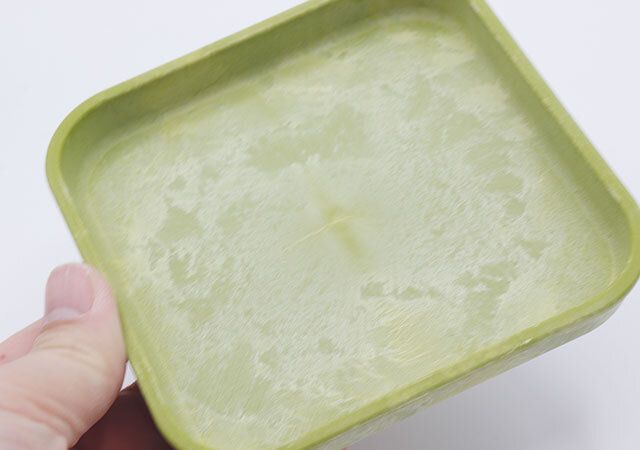 セリアのストーン風プランター用受皿 角型