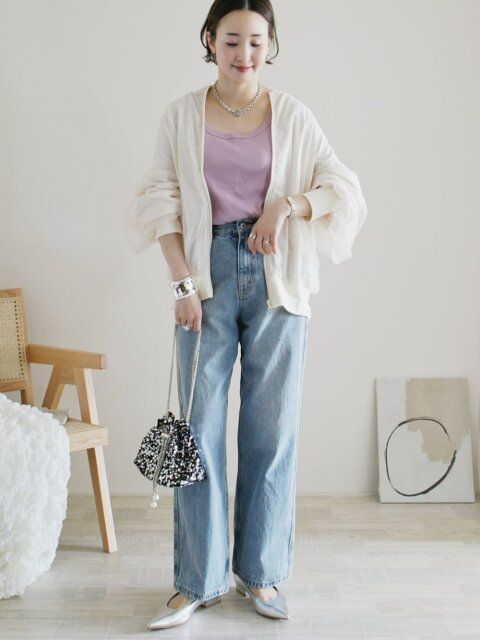 2024春のキレイめデニムコーデ