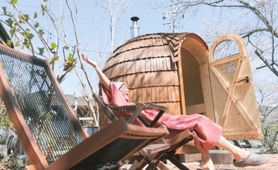 エストニア製サウナ画像