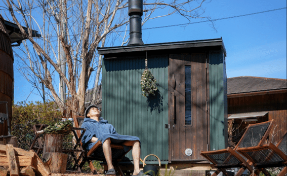 フィンランド製サウナ画像