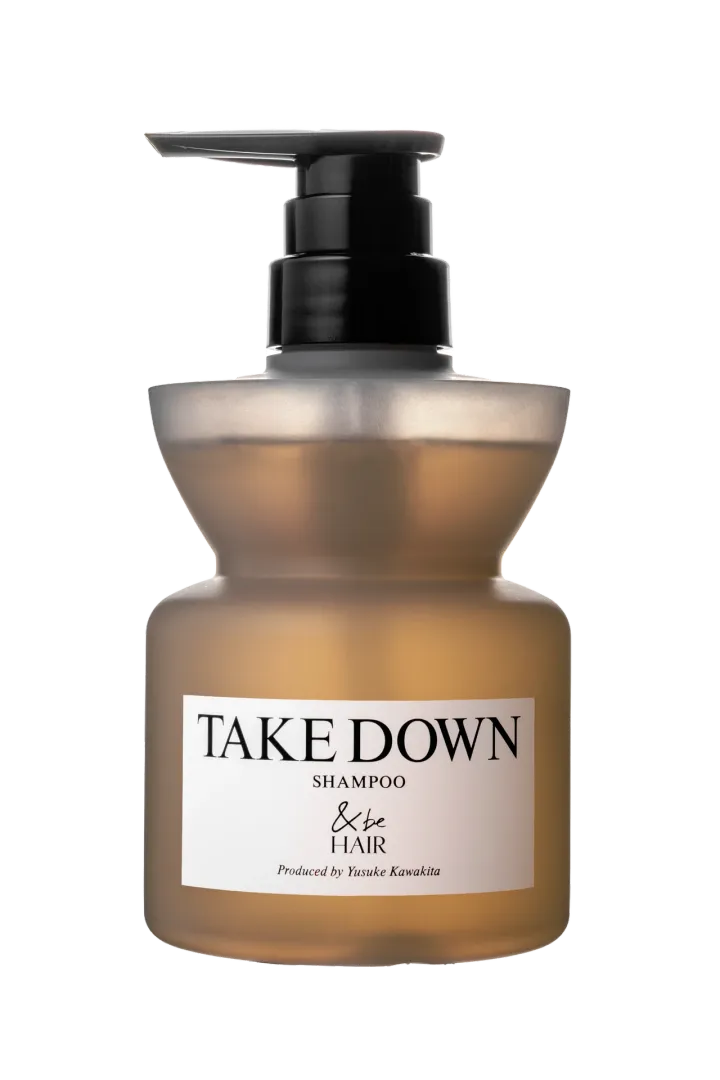 &be テイクダウンシャンプー 400ml ￥1540、詰め替え用 370ml ￥1320
