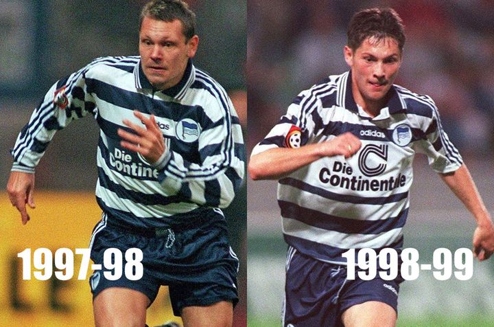 ヘルタ・ベルリン、「懐かしのデザイン」復活の限定ユニフォームを発表！“大躍進”90年代がよみがえる