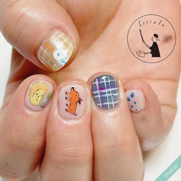 小粒nailが投稿したネイルデザイン [photoid:I0126837] via Itnail Design (732488)