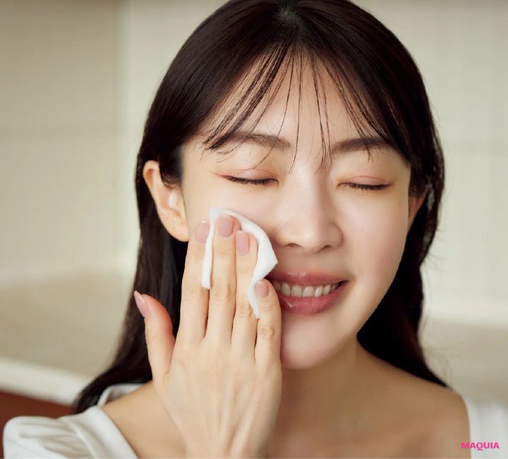 大野真理子さんの24時間に密着。お弁当作り中に炭酸パック、就寝前には“追い保湿”_23