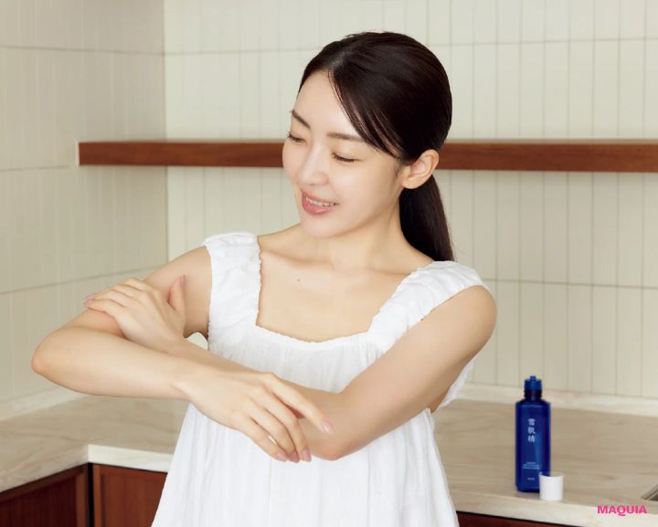 大野真理子さんの24時間に密着。お弁当作り中に炭酸パック、就寝前には“追い保湿”_14