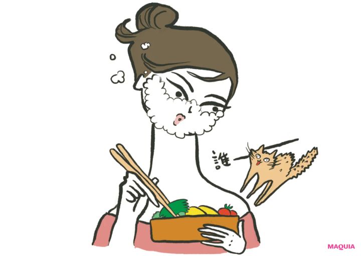 大野真理子さんの24時間に密着。お弁当作り中に炭酸パック、就寝前には“追い保湿”_11