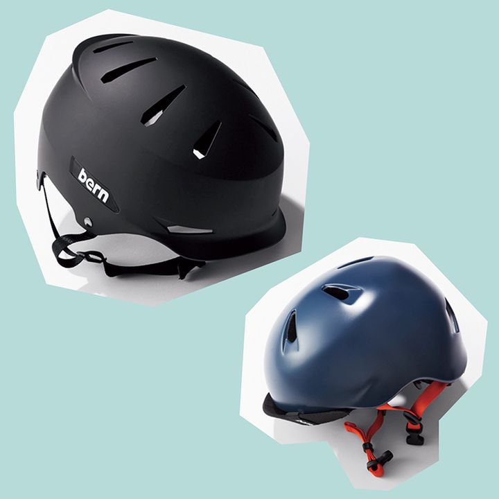 子ども乗せ電動アシスト自転車 お洒落ヘルメット 親子リンク