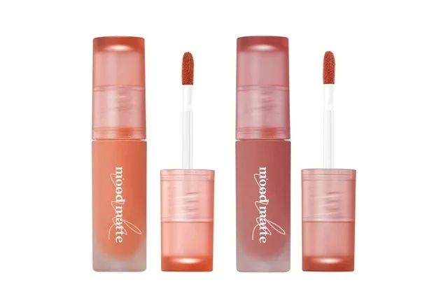 【リップ】ほんのり色づくリップが主流_おすすめ韓国コスメはこちら！_ペリペラ インク ムード マット ティント 01、08 各￥1100