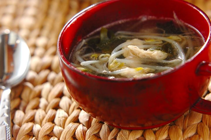 ささ身のエスニックスープ