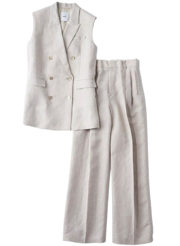 エブールのリネンジレ＆リネンパンツ
