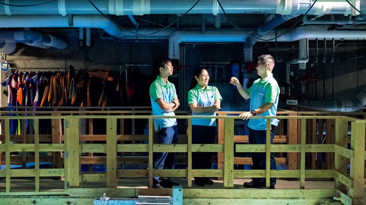 今井俊宏さん、渡邉果南さん、島森翔大郎さん