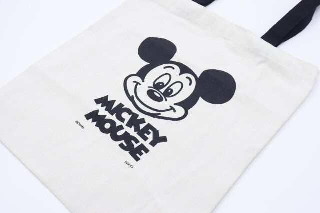 ダイソーのトートバッグ（ミッキー）