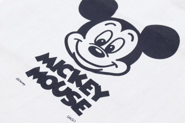 ダイソーのトートバッグ（ミッキー）のデザイン