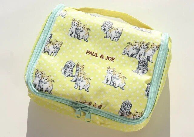 『InRed』10月号 付録 ポール＆ジョー ボーテ 猫柄が可愛い♡ 吊るせるコスメポーチ