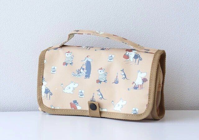 『リンネル』7月号増刊 付録 MOOMIN ［ムーミン］吊るして＋外して使える 多機能撥水ポーチ