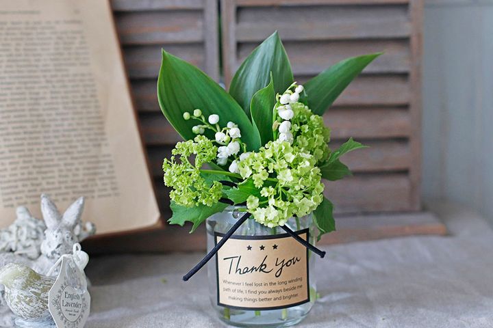 スズランのアレンジ