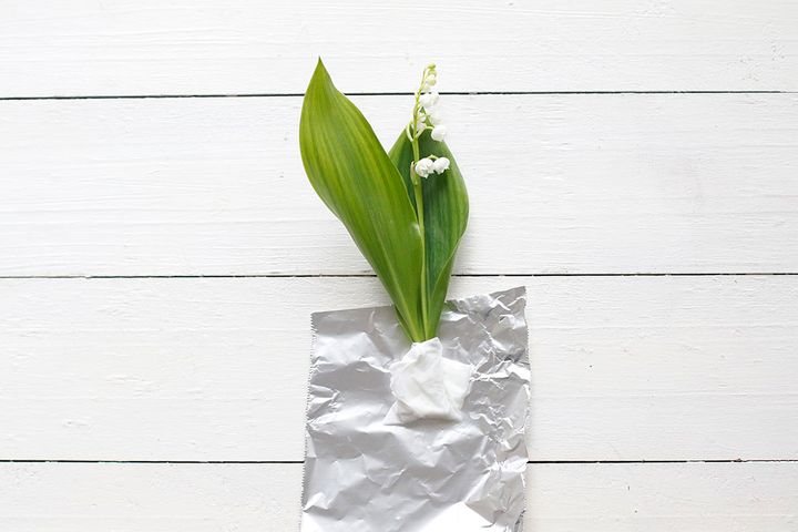 スズランのアレンジ