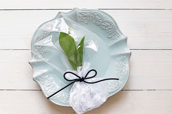 スズランのアレンジ