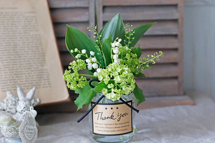 スズランのアレンジ