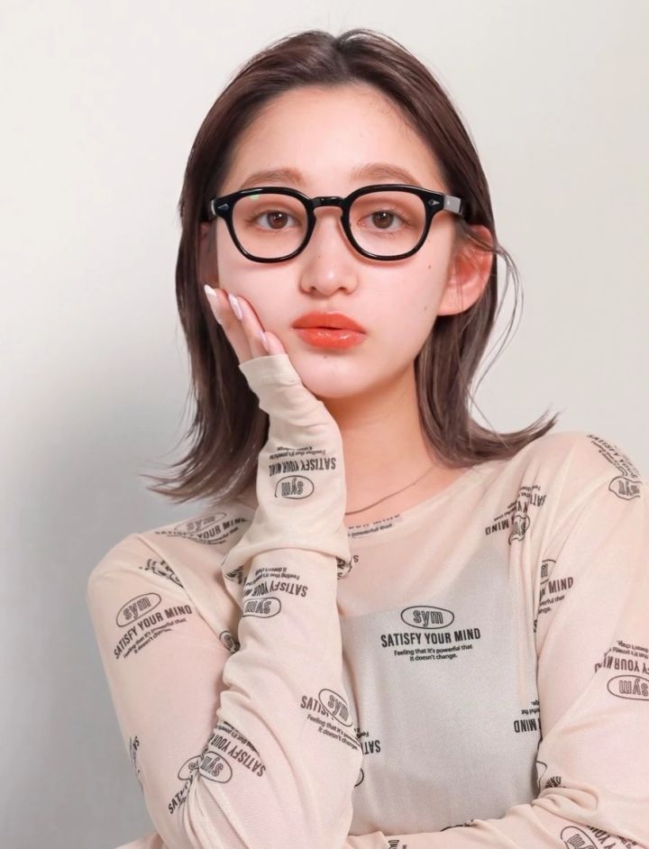 ボブ ヘア 髪型 ヘアスタイル 大人 前髪なし