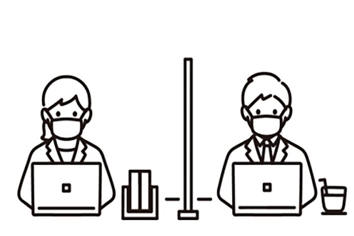 「心のバリア」を張るイメージ