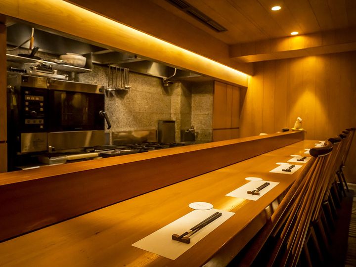 恵比寿『割烹 うづき』の内観