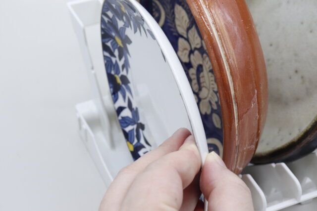 キャンドゥのプレートスタンド アイボリーの使用例