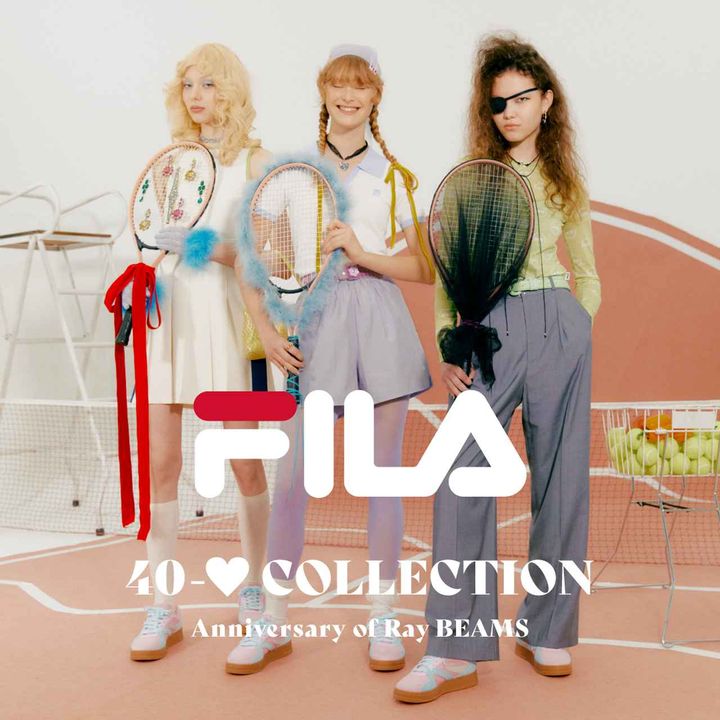 画像: FILA × Ray BEAMSのテニスウェア全6アイテムが登場