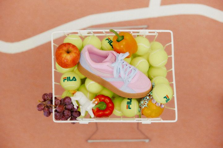 画像: 【FILA × Ray BEAMS】「COURT DASH別注モデル」（ピンク×ブルー）￥13,200（税込）
