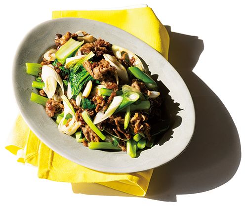 味付けはオイスターソースとしょうゆだけ！ 「牛肉と小松菜の炒めもの」の画像2