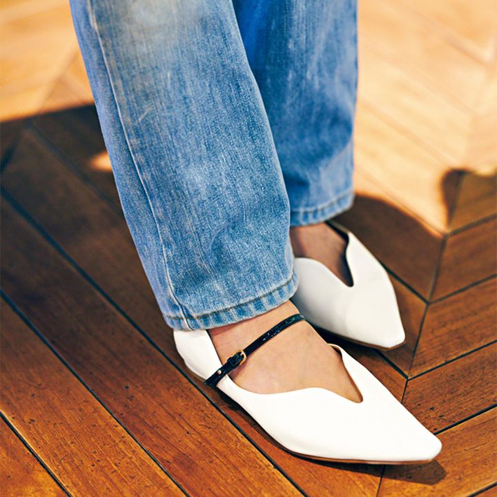 メリージェーン,白シューズ,HENRI EN VARGO