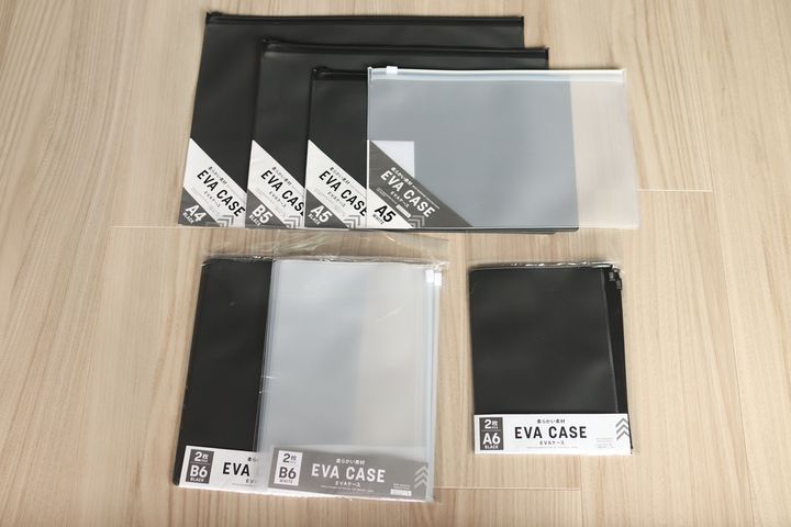 ダイソーのEVAケース各種