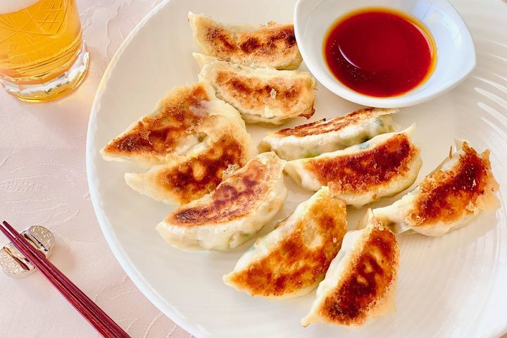 白菜たっぷり焼き餃子