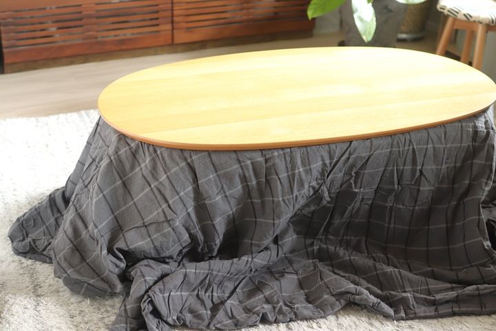 リビングに置いたこたつ