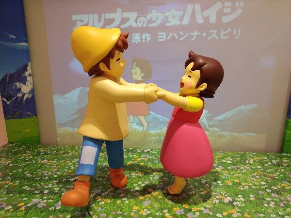 アルプスの少女ハイジ セル画 手描き背景付き