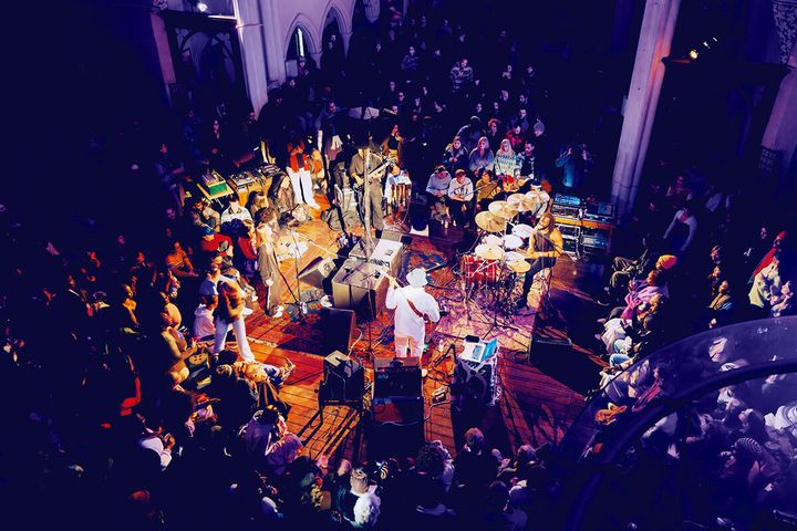 ジャズイベント「Church of Sound」の様子