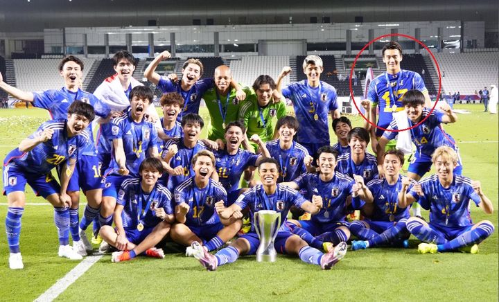 U23アジア杯優勝後にGK山田大樹が荒木遼太郎のユニフォームを着ていたワケ