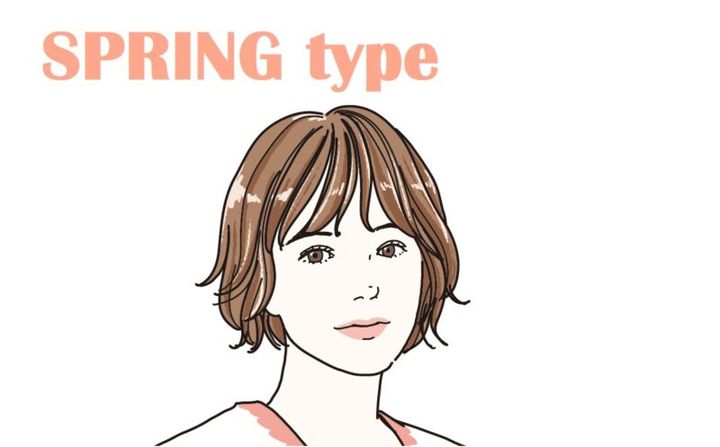 パーソナルカラー「スプリング」に似合うヘアカラー セルフ染め