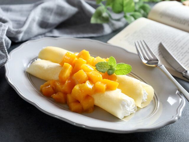 ホットケーキミックスのクレープ レシピ 完成