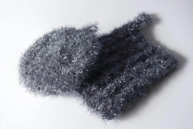 ダイソーの手編みキッチンたわし（ラウンド）と手編みキッチンたわし（四角形）