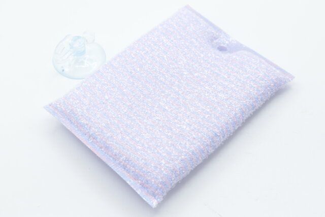 ダイソーのネットスポンジ（フィルム、吸盤フック付）のセット内容