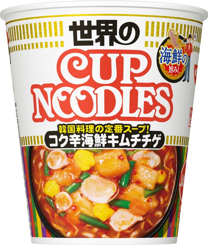 「カップヌードル コク辛海鮮キムチチゲ」