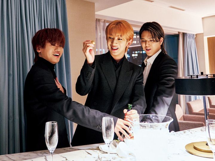 MAZZELのKAIRYU、NAOYA、RAN