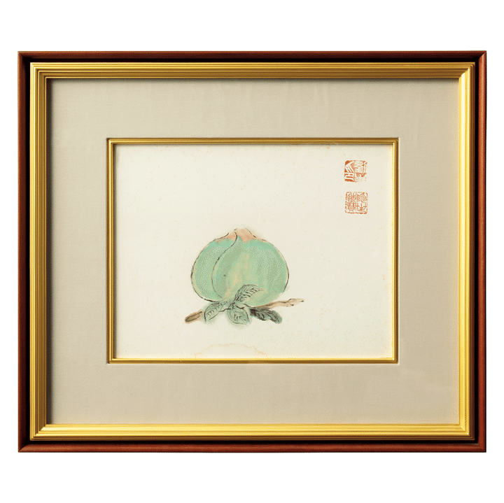 岸田劉生の桃の絵画